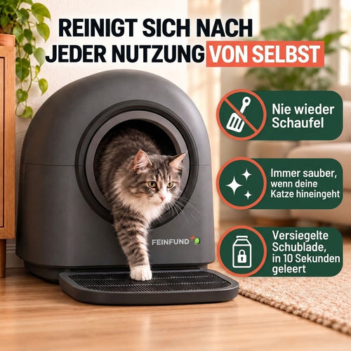Reinigt sich nach jeder Nutzung von selbst