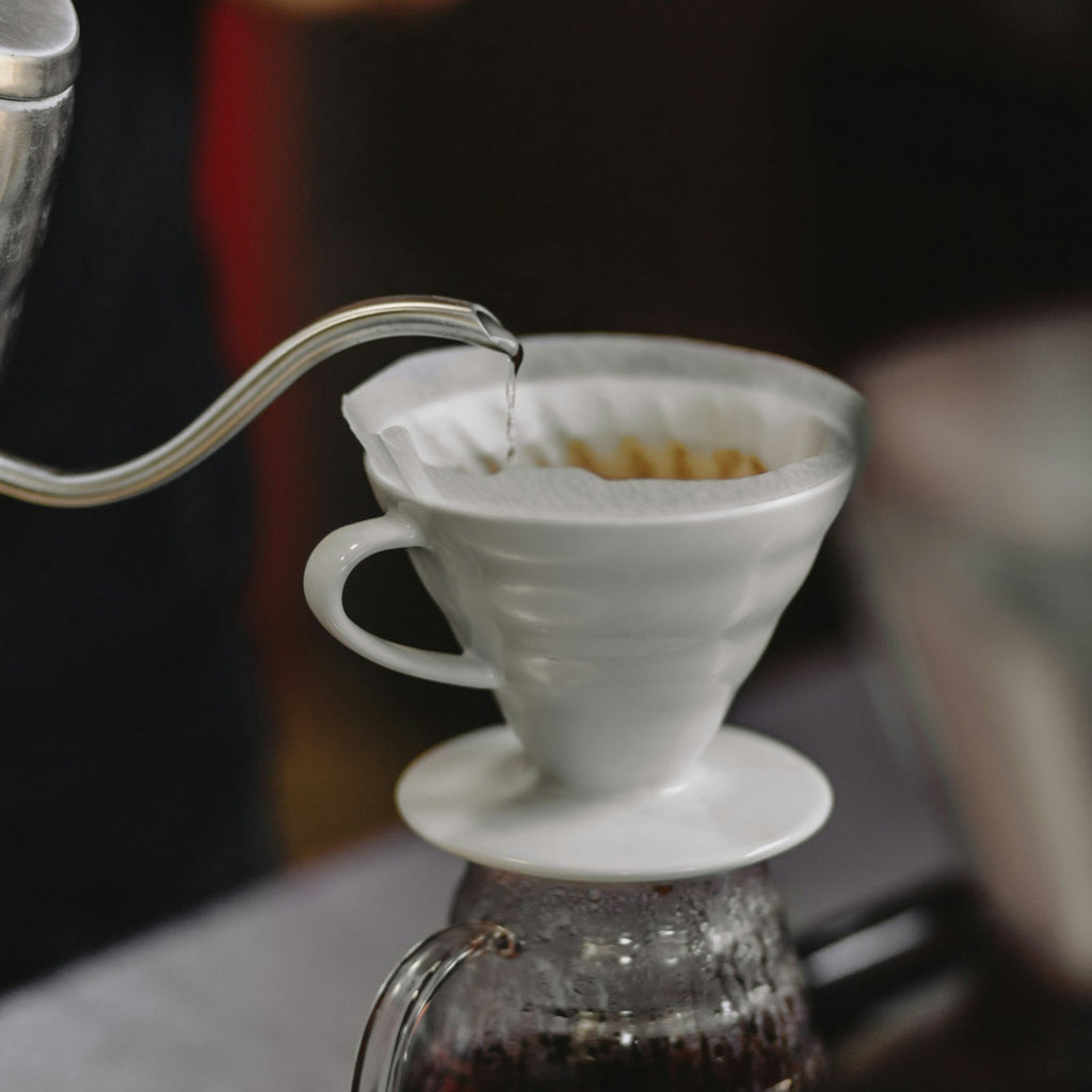 Pour-Over-Kaffeeset mit Schwanenhalskessel